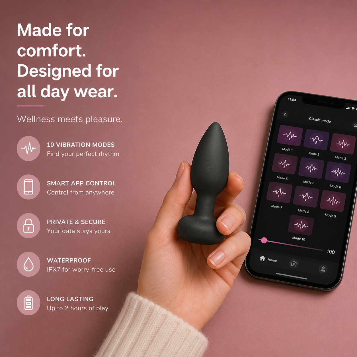 Sparrow™ Smart Plug Massager